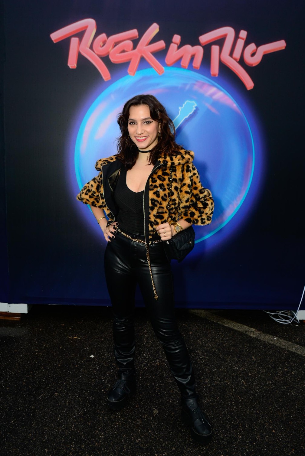 Lorena Comparato no terceiro dia de Rock in Rio 2022 — Foto: Webert Belicio/Agnews 