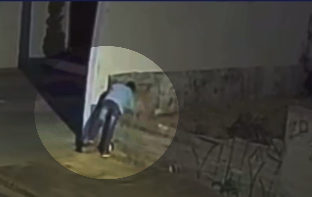 VÍDEO: homem é preso suspeito de atear fogo em terreno no centro de Botucatu