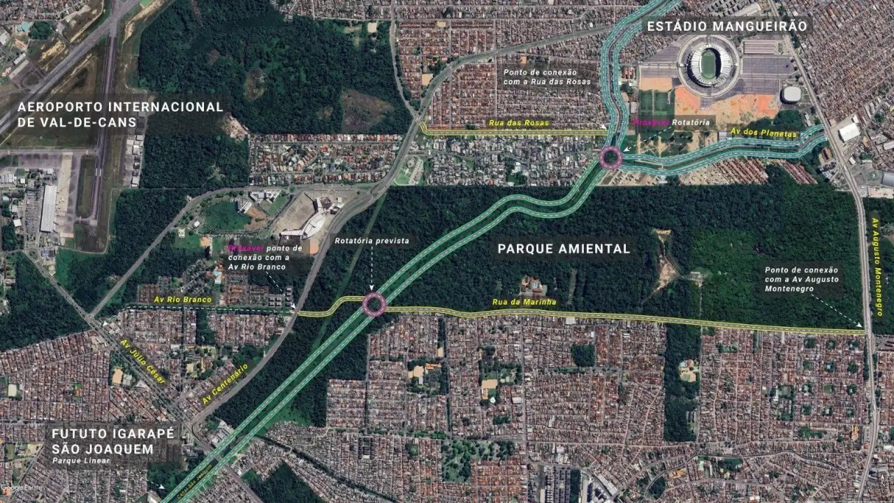 Após suspender licitação para via expressa dentro de parque, governo do Pará diz que vai readequar projeto