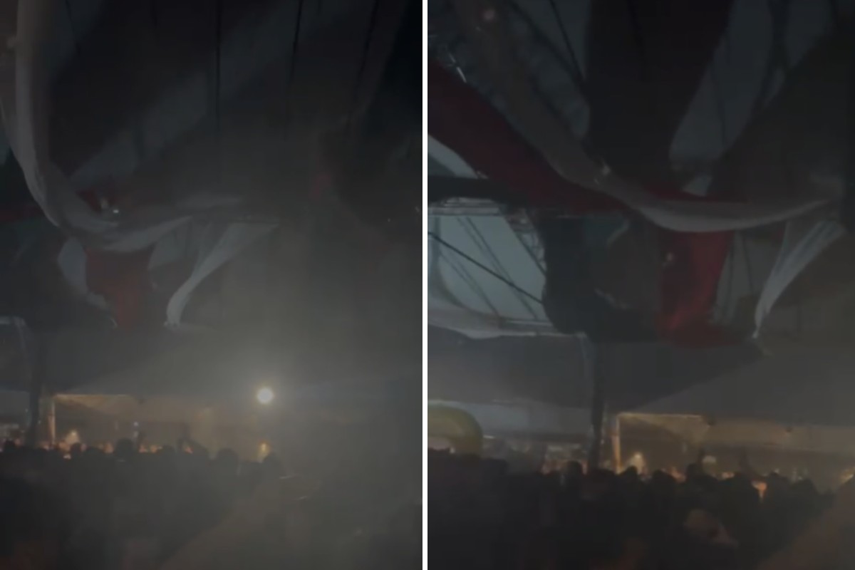 ‘Se escondiam entre carros para tentar se proteger da chuva’: jovem que estava em festa universitária relata momentos de tensão e correria durante temporal