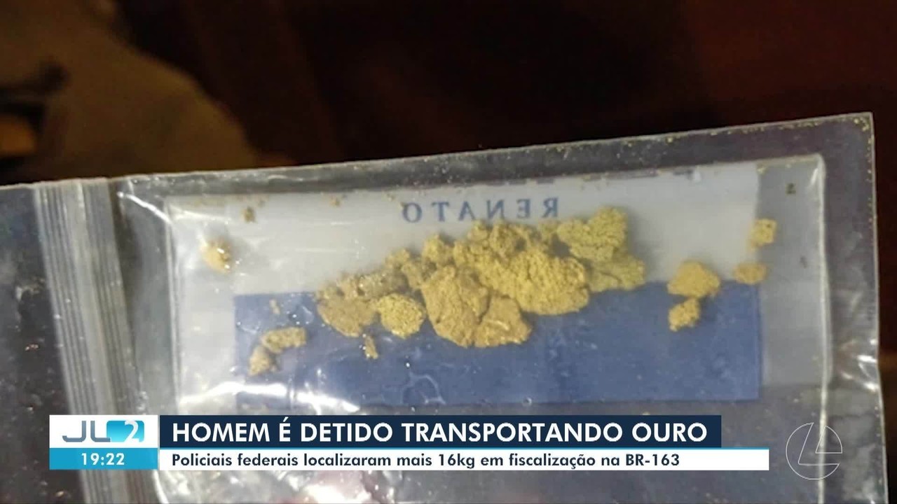 Homem é preso com 16 kg de ouro na BR-163 em Itaituba, no Pará