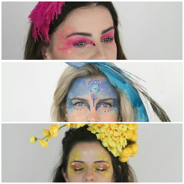 VÍDEO: Tutorial ensina três maquiagens coloridas e com muito brilho para o  carnaval, Carnaval 2023 no Vale do Paraíba