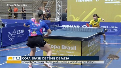 Copa Brasil de Tênis de Mesa reúne atletas profissionais e amadores em Palmas