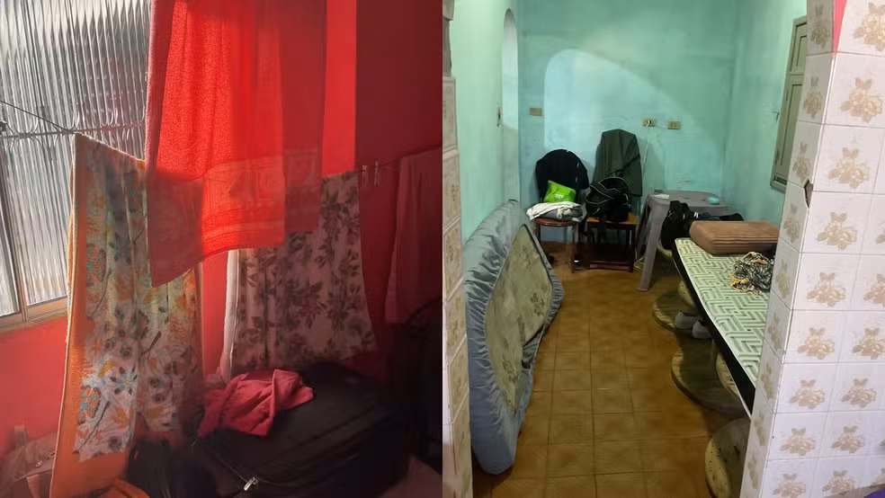 Dormitório não tinha camas ou armários sucifientes para os trabalhadores — Foto: Divulgação/Ministério do Trabalho e Emprego