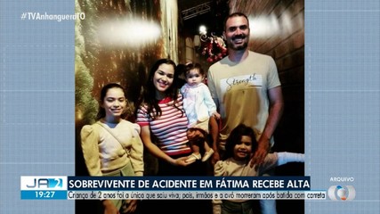 Criança que sobreviveu a acidente em Fátima recebe alta