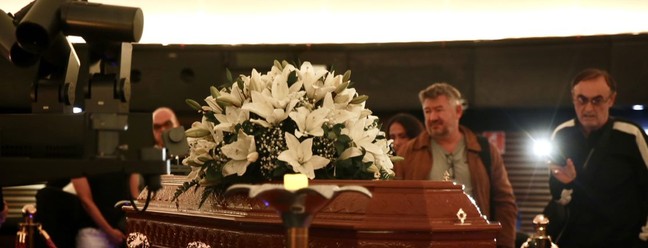 Corpo de Rita Lee é velado em SP — Foto: Celso Tavares/g1