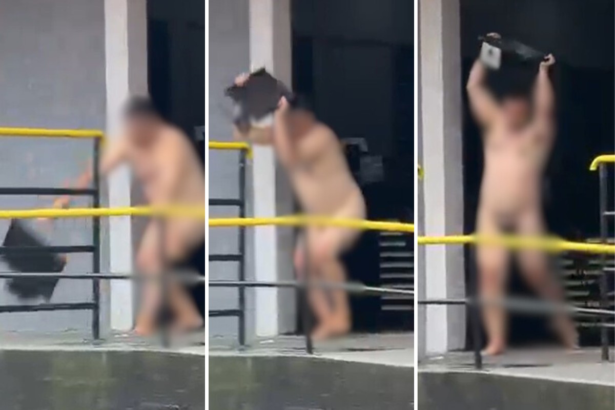 Homem invade faculdade nu e quebra monitor no interior de SP; VÍDEO