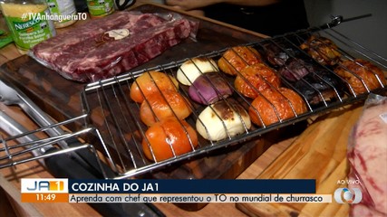 Campeão do mundial de churrasco dá dicas valiosas na Cozinha do JA1