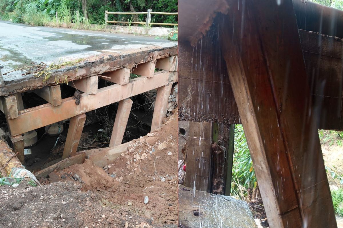 Ponte com estrutura comprometida será demolida em Cuiabá