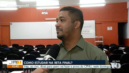 Professor dá dicas para candidatos que vão fazer a prova do CPNU neste domingo (18)