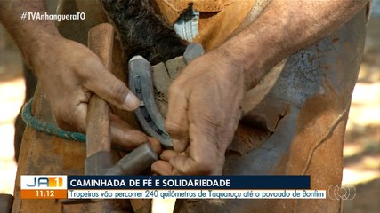 Tropeiros percorrem cerca de 240 km na romaria do Senhor do Bonfim