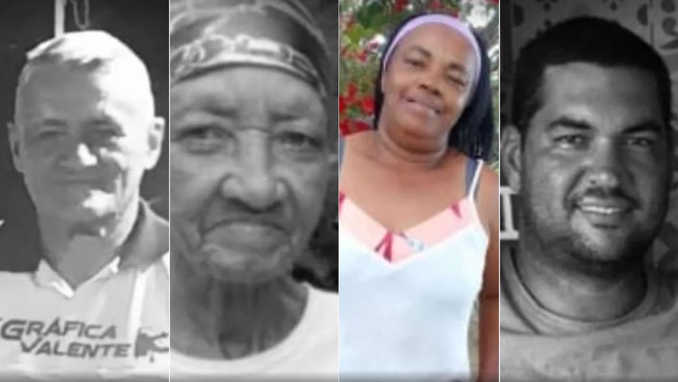 Árbitro, mãe e filha e motorista são algumas das vítimas de acidente que matou 6 pessoas na BA  — Foto: Reprodução/Redes Sociais