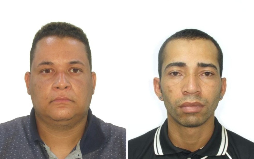 Empreário à esquerda e criminoso à direita - Goiás — Foto: Arquivo pessoal/Thalyta Gomes