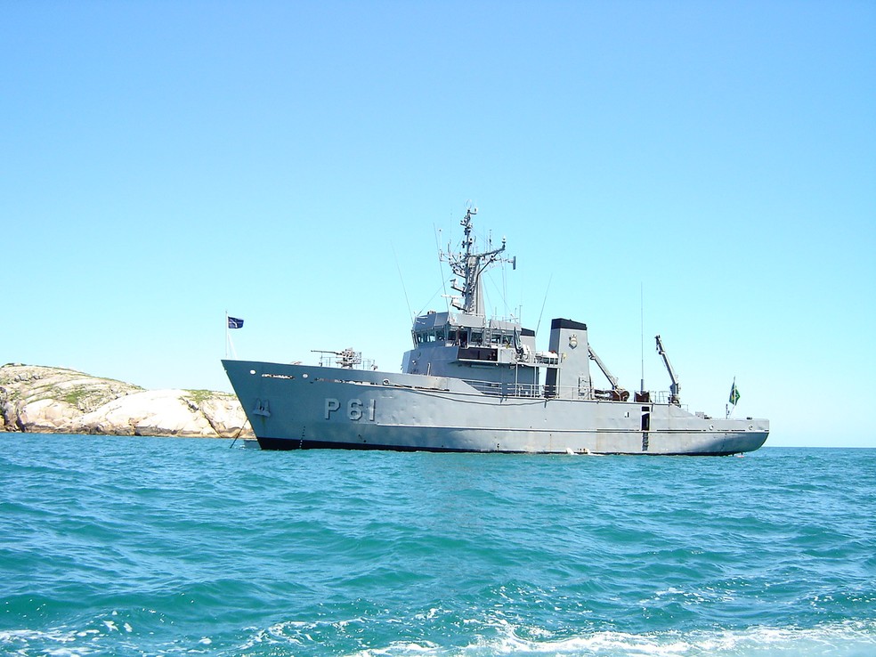 Navio 'Patrulha Benevente', que está sendo utilizado na Operação Verão, também pode ser visitado pelo público — Foto: Divulgação / Capitania dos Portos do Paraná