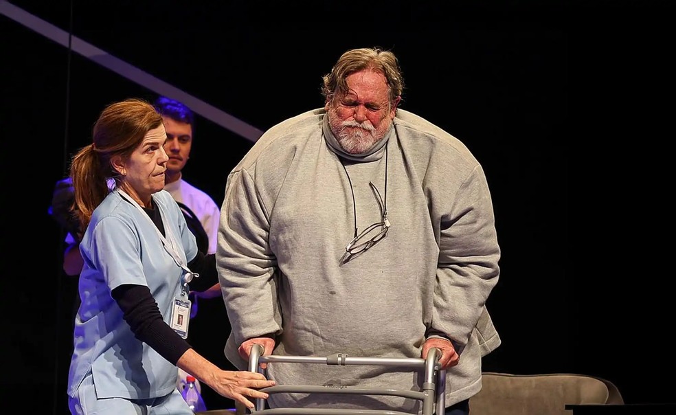 Espetáculo 'A Baleia' com José de Abreu — Foto: Divulgação