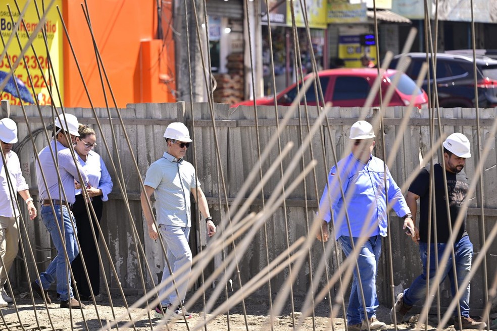 David Almeida em vistoria no Complexo — Foto: Divulgação