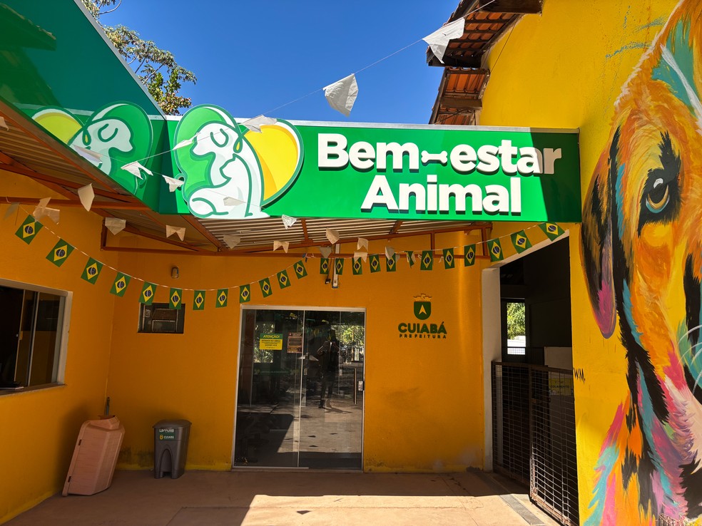 Sede do Bem-Estar Animal em Cuiabá — Foto: Secom