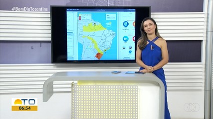 Confira a previsão do tempo do Tocantins desta sexta-feira (3)