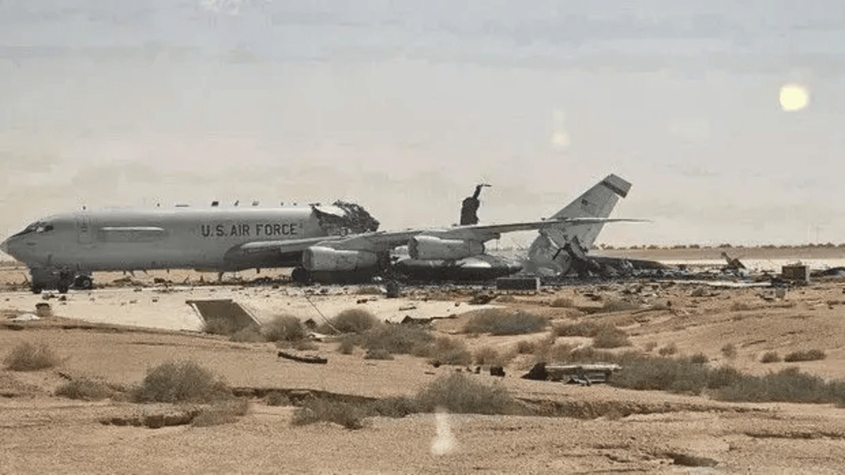 As imagens da destruição em bases militares americanas após ataques do Irã