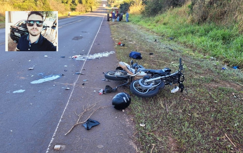 Morre motociclista que se envolveu em acidente de moto na vicinal