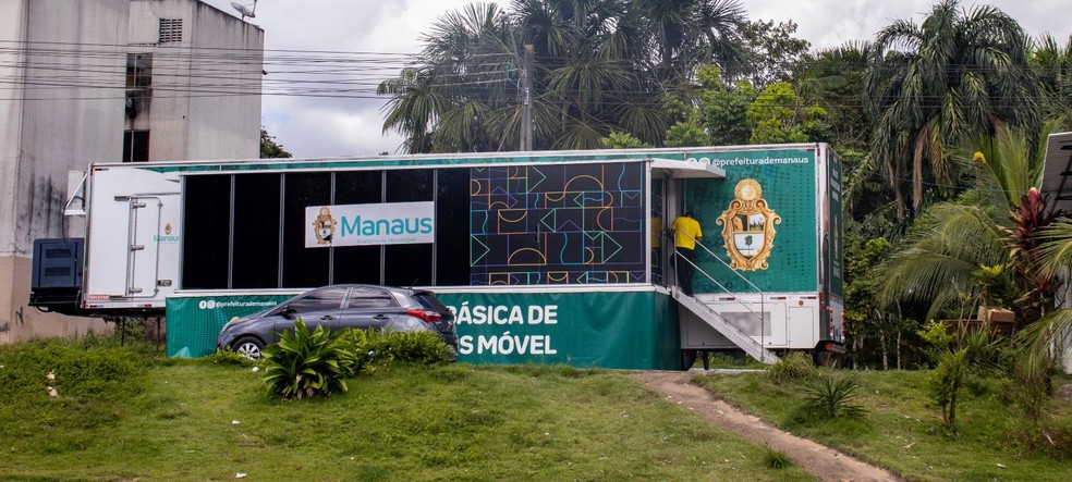 Unidade Móvel de Saúde em Manaus — Foto: Semsa 
