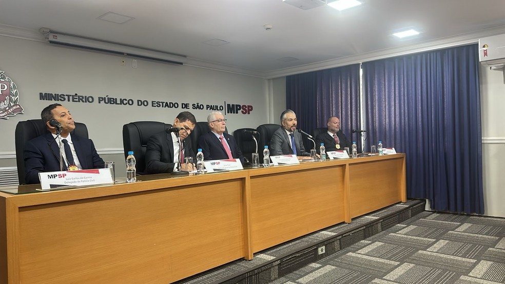 Coletiva MP sobre o caso Vitória — Foto: Kleber Tomaz/g1
