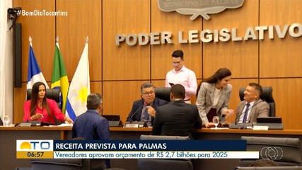 Vereadores de Palmas aprovam Lei Orçamentária para 2025