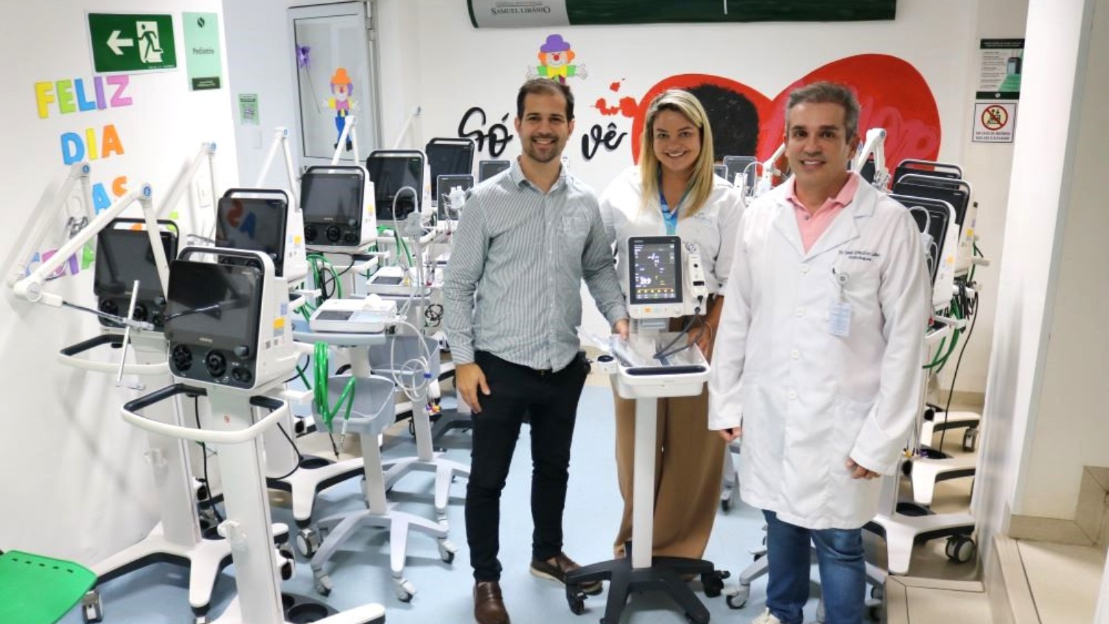 CHSL de Pouso Alegre apresenta novos equipamentos de monitorização e ventilação