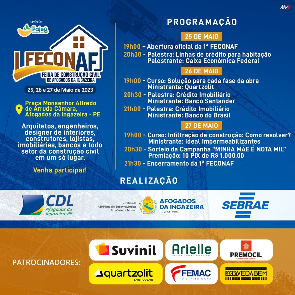 Evento gratuito reúne mais de 20 expositores e 35 marcas. Expectativa da organização é movimentar R$ 25 milhões na economia regional do Sertão. — Foto: Divulgação 