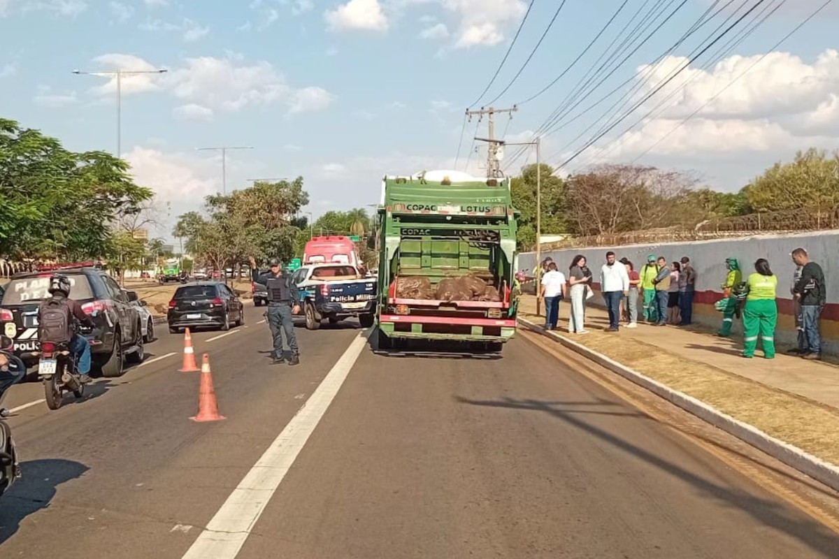 Gari morre atropelado enquanto trabalhava em avenida de Campo Grande