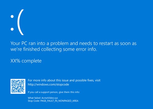 Microsoft anuncia fim da 'tela azul da morte' no Windows