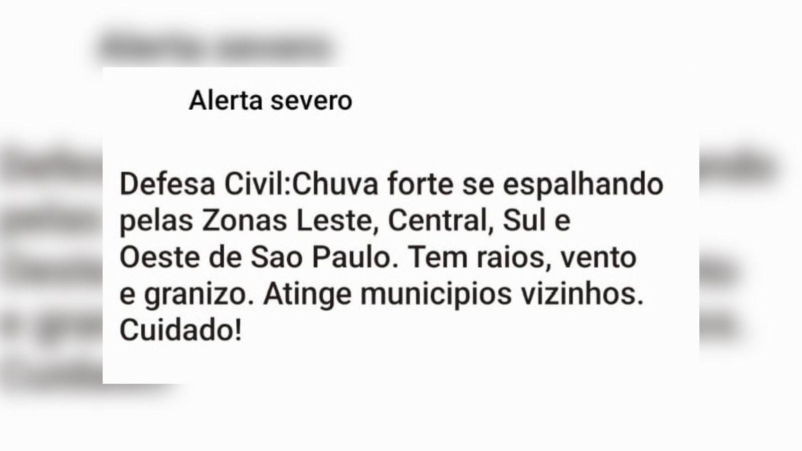 Cidade de SP entra em estado de atenção para alagamentos por causa de chuva nesta quinta