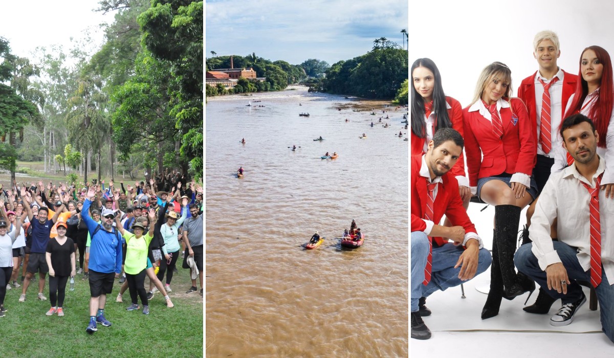 Agenda Cultural: região de Piracicaba tem passeio de remo, tributo ao RBD e caminhada em grupo até cachoeira