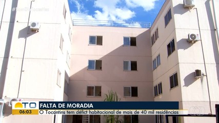 Tocantins tem déficit habitacional de mais de 40 mil residências, segundo levantamento