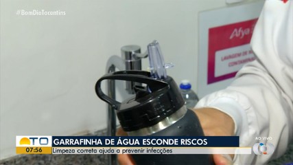 Garrafinha de água pode esconder riscos à saúde
