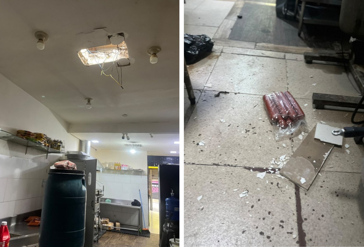 VÍDEO: lanchonete é furtada durante a madrugada no Centro de Poá