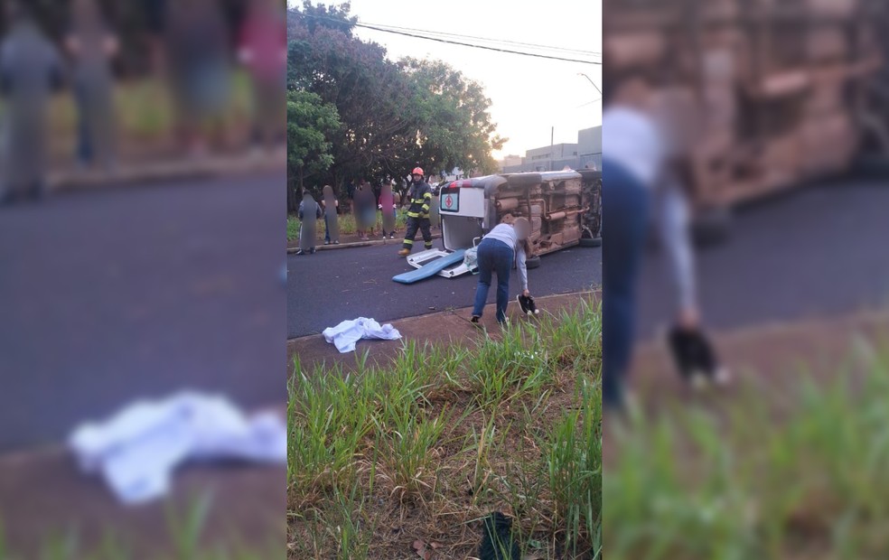 A mãe teve um corte na cabeça e foi levada inconsciente para o hospital. A criança não resistiu aos ferimentos e teve a morte confirmada pela equipe médica — Foto: Arquivo pessoal