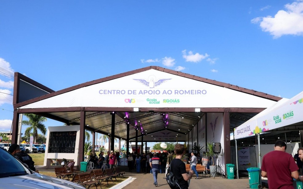 Centro de Apoio ao Romeiro, em Trindade — Foto: Divulgação/Governo de Goiás