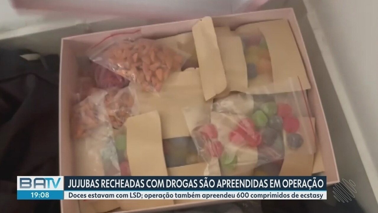 Homem é preso com jujubas recheadas com drogas que seriam vendidas para jovens de classe alta no Carnaval de Salvador 