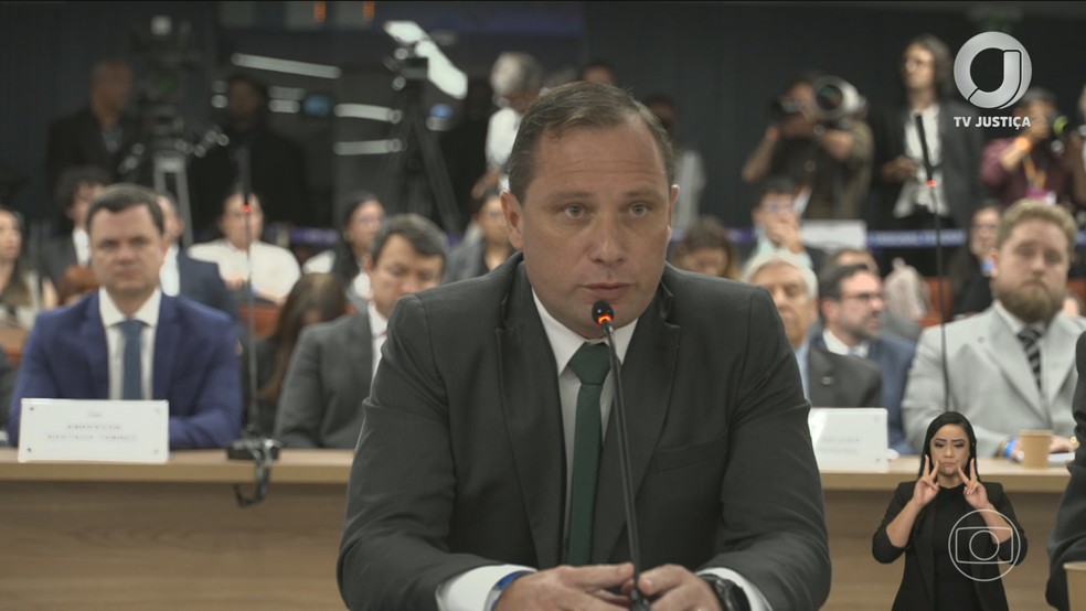 Mauro Cid — Foto: Jornal Nacional/ Reprodução