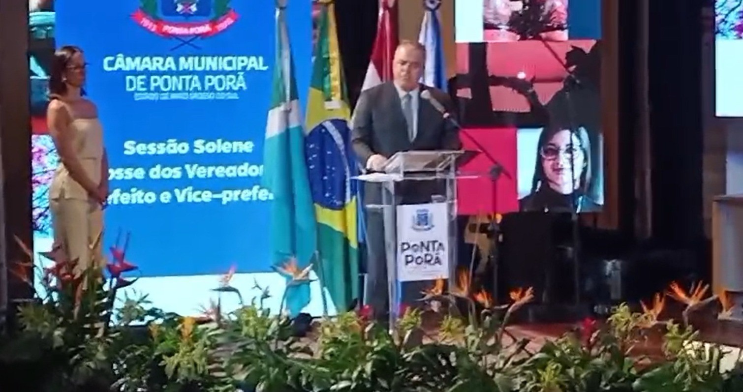 Eduardo Campos toma posse como prefeito de Ponta Porã (MS)