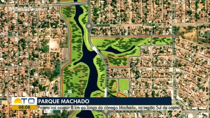 Prefeitura de Palmas lança 1ª etapa do projeto do Parque Machado na região sul de Palmas