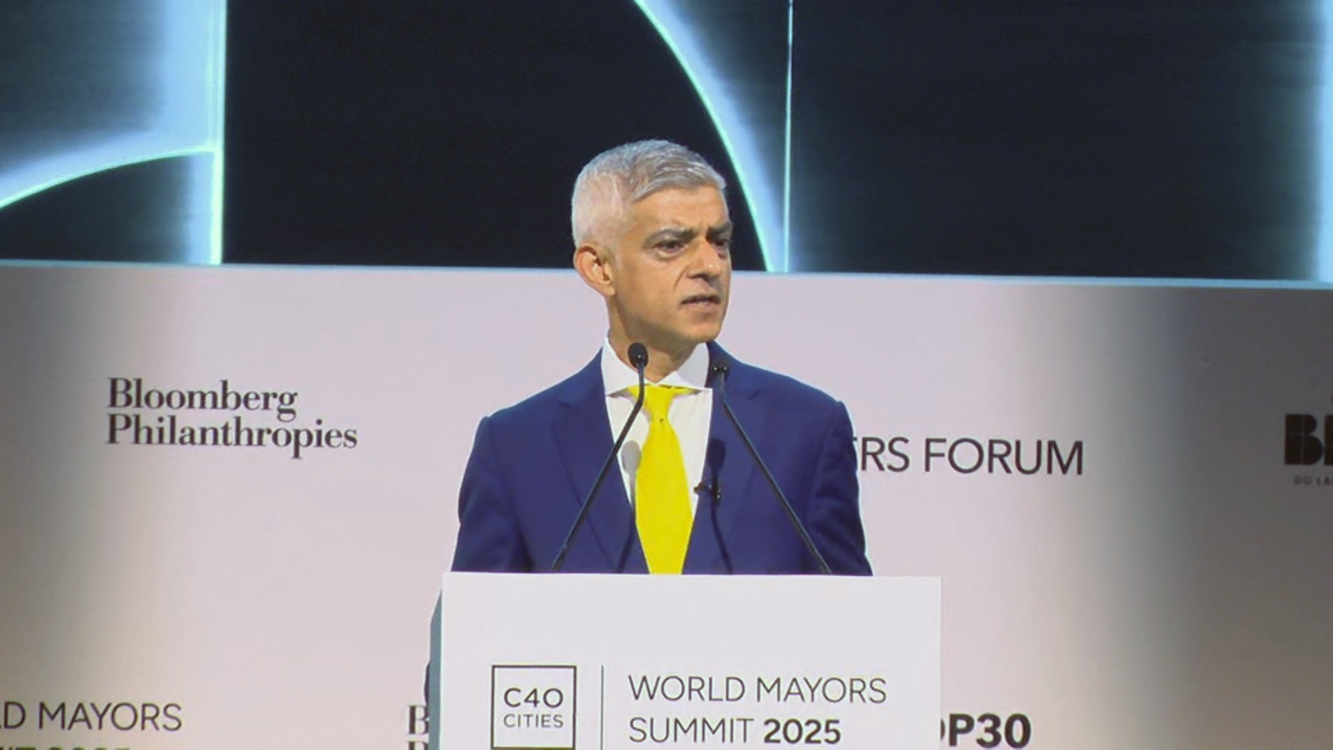 Prefeito de Londres diz que é preciso combater desinformação sobre crise climática em fórum no Rio