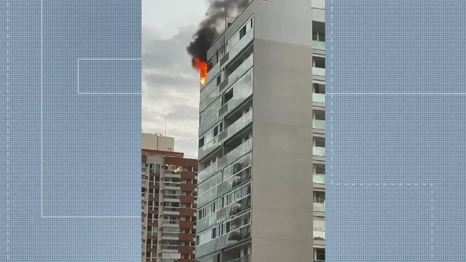 Incêndio destrói apartamento após briga de casal em Vila Velha, no ES