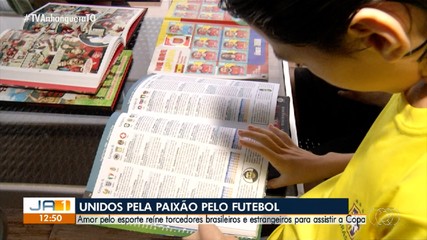 Paixão pelo futebol une torcedores brasileiros e estrangeiros