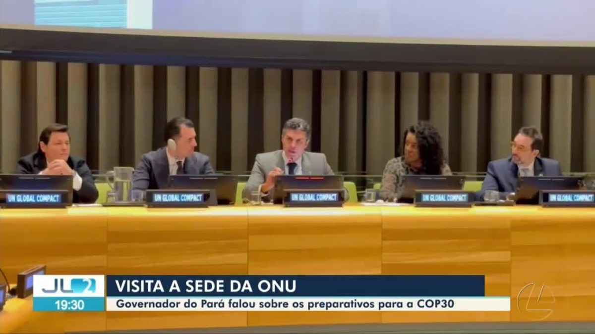 'Será a COP da floresta', diz governador Helder Barbalho durante agenda na sede da ONU, em NY