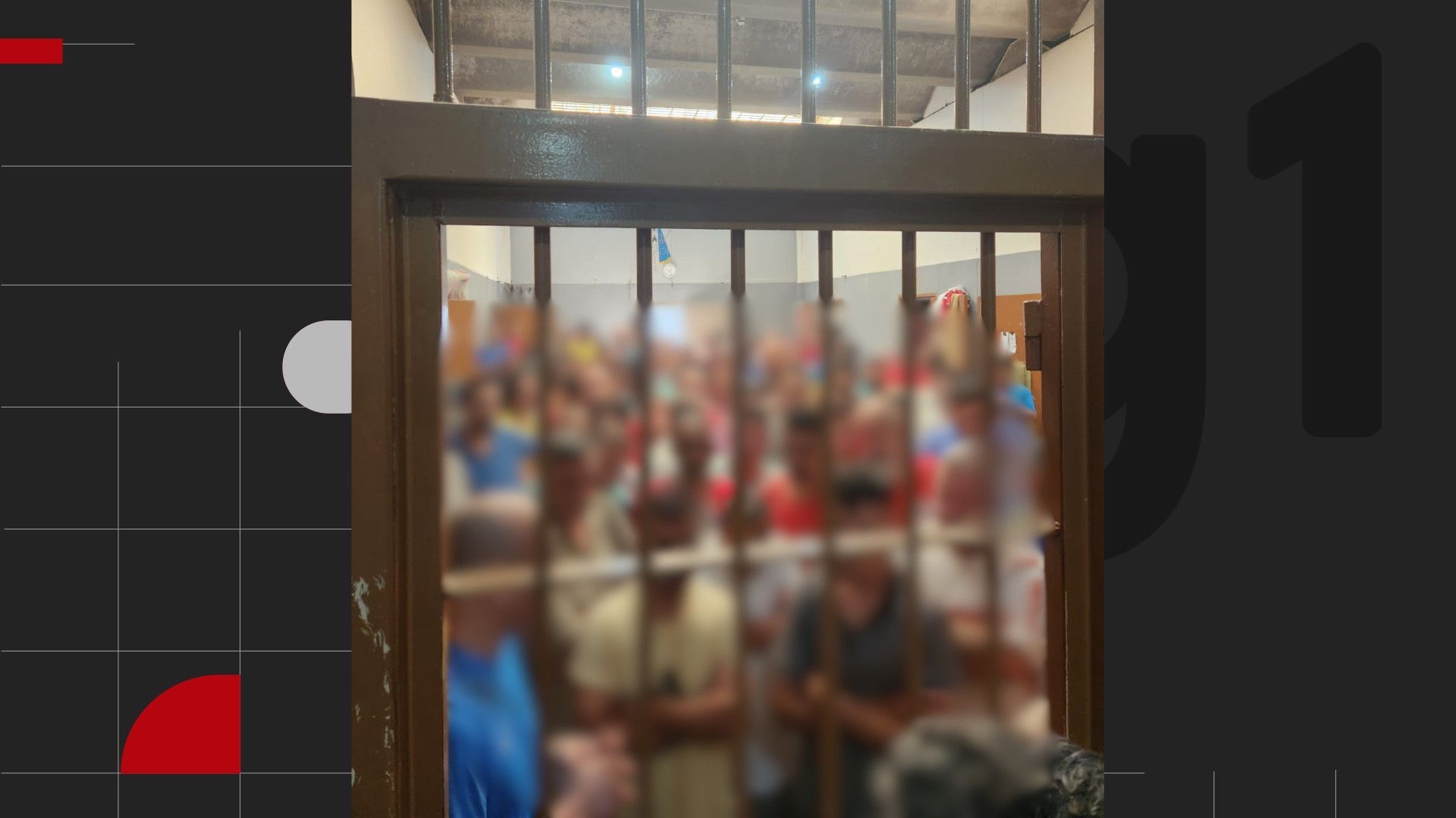 Presídio em Caxias do Sul — Foto: Imagem cedida/ 1ª VEC DE CAXIAS DO SUL