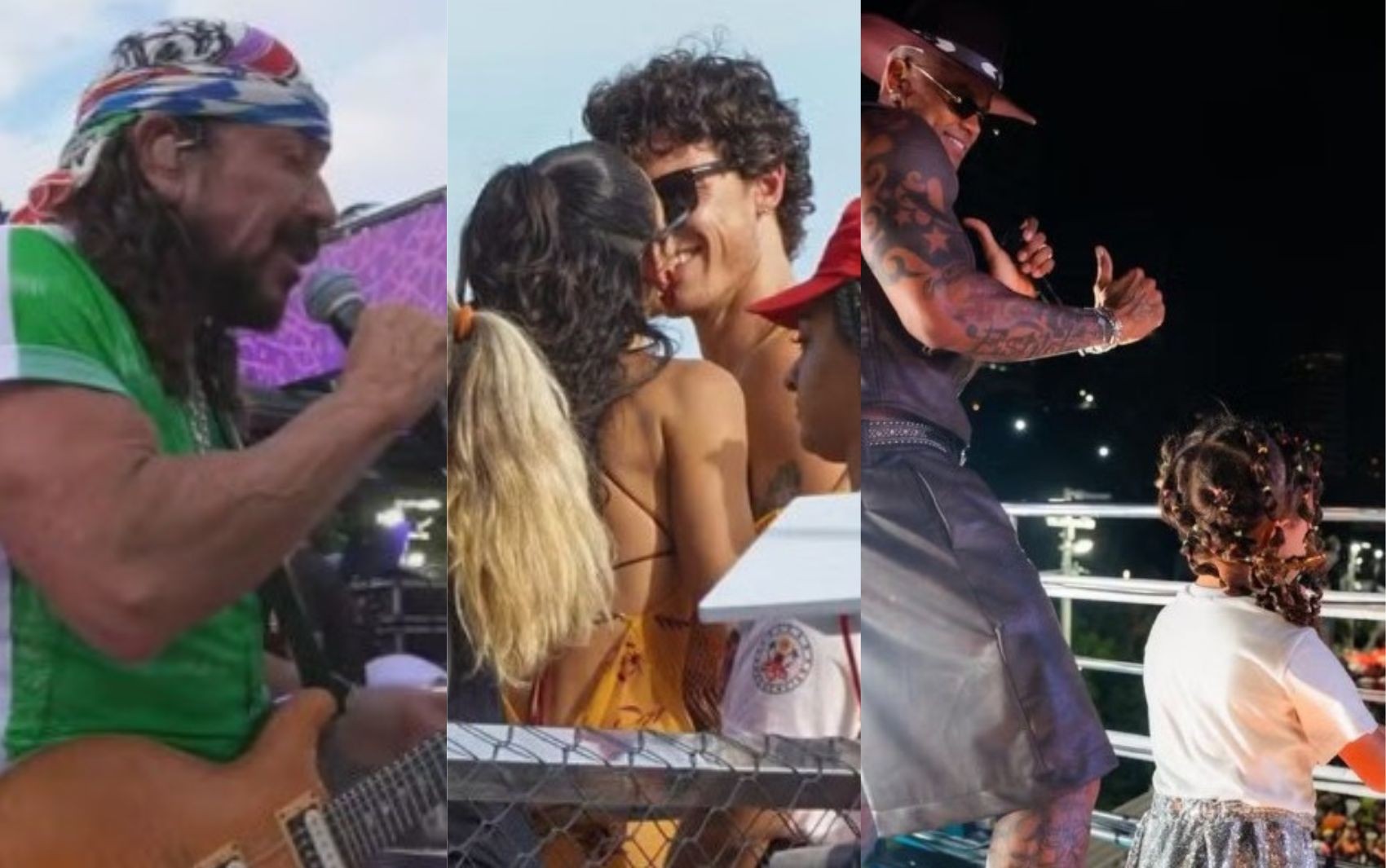 Terceiro dia de carnaval em Salvador tem beijos de Bruna e Shawn Mendes, compra inusitada de Bell e Liz 'metendo dança'
