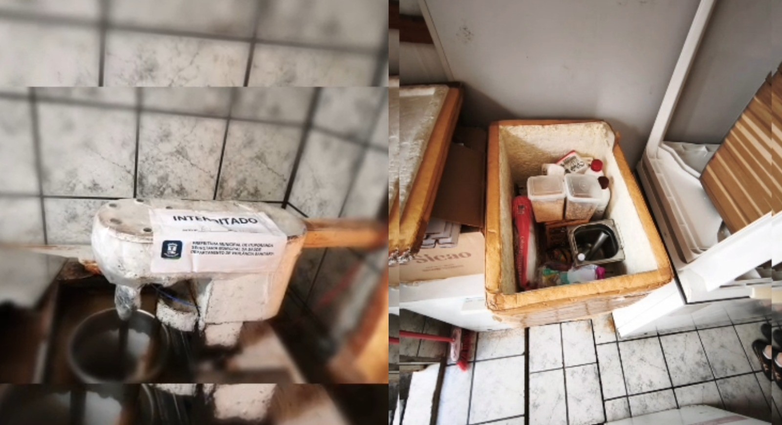 Fábrica clandestina de sorvetes com produtos vencidos e sujeira é interditada pela 2ª vez em SC