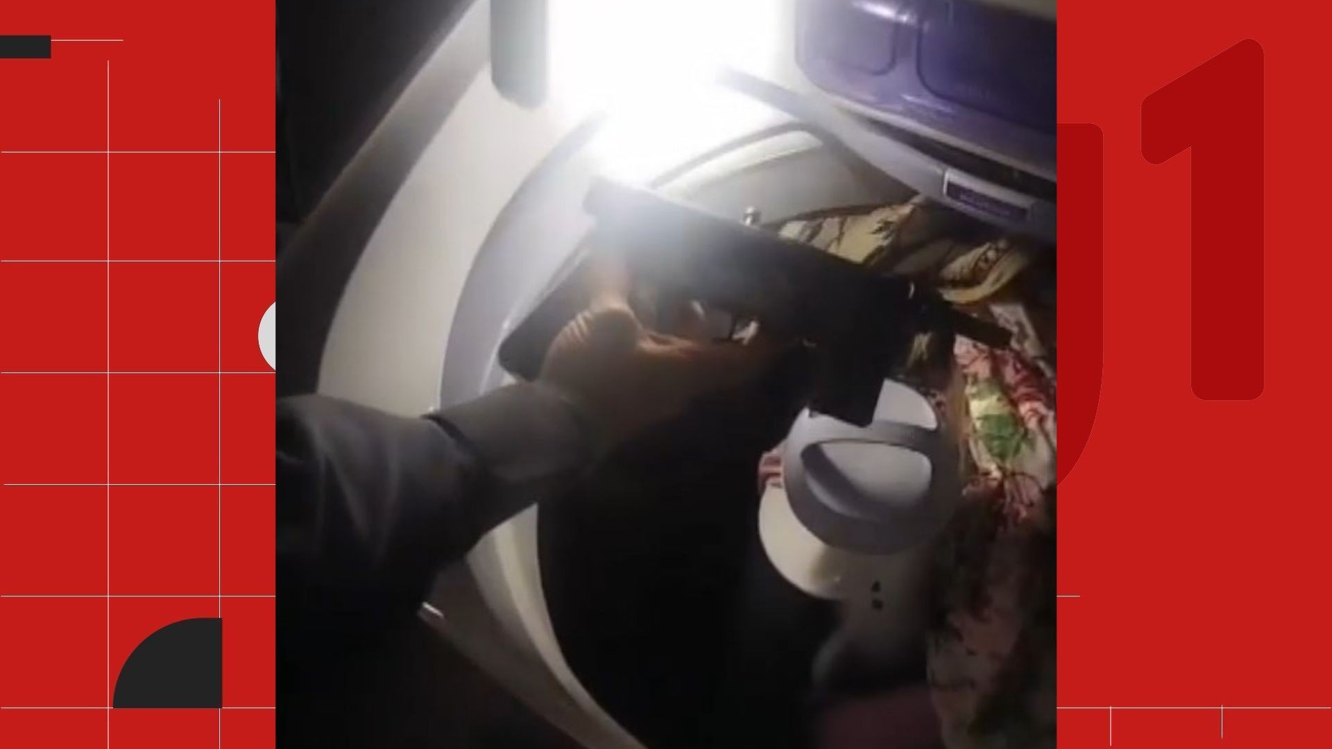 Polícia encontra submetralhadora escondida dentro de máquina de lavar em Vila Velha; veja vídeo